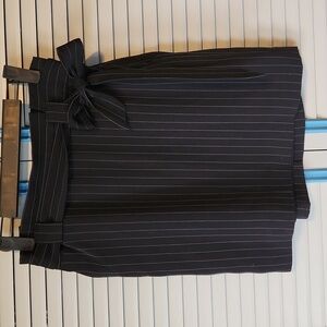 Express Black & White Pin Stripe Skirt